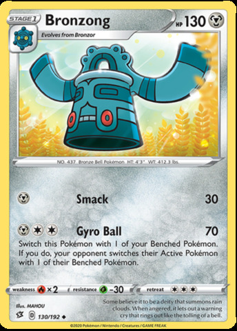 Bronzong - 130/192 - Uncommon