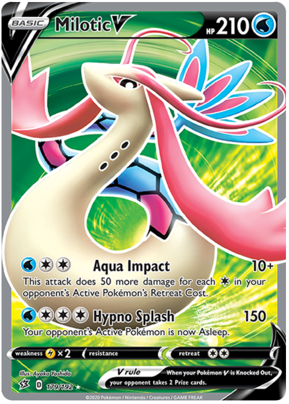 Milotic V - 179/192 - Full Art Ultra Rare