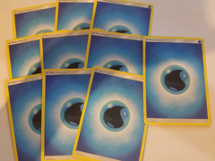 20 Basic Water Energy Cards (Sun & Moon Series Design, Unnumbered)