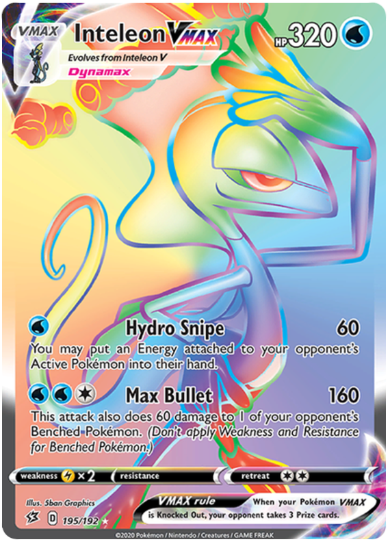 Pokemon hot Inteleon VMAX Alternate Art Secret