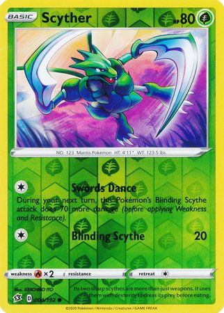 Scyther - 004/192 - Common - Reverse Holo