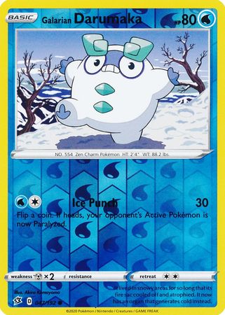 Galarian Darumaka - 047/192 - Common - Reverse Holo