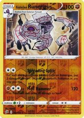 Galarian Runerigus - 102/192 - Rare - Reverse Holo