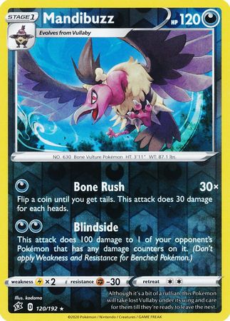 Mandibuzz - 120/192 - Rare - Reverse Holo