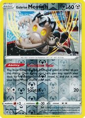 Galarian Meowth - 126/192 - Common - Reverse Holo