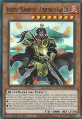 Ancient Warriors - Ambitious Cao De - ETCO-EN020 - Super Rare - 1st Edition