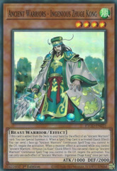 Ancient Warriors - Ingenious Zhuge Kong - ETCO-EN023 - Super Rare - 1st Edition