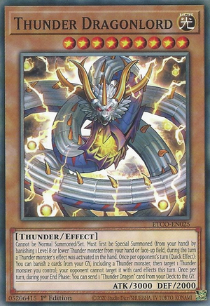 Thunder Dragonlord - ETCO-EN025 - Common - 1st Edition