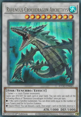 Ravenous Crocodragon Archethys - ETCO-EN043 - Ultra Rare - 1st Edition