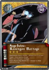 Sage Jutsu: Rasengan Barrage - J-904 - Rare - 1st Edition - Foil