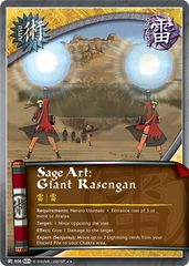 Sage Art: Giant Rasengan - J-906 - Rare - 1st Edition - Foil