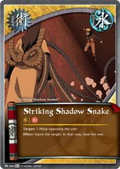 Striking Shadow Snake - J-909 - Common - 1st Edition - Foil