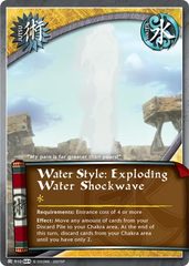 Water Style: Exploding Water Shockwave - J-910 - Common - 1st Edition - Foil