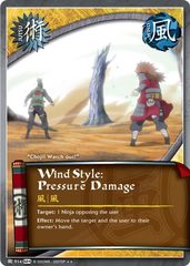 Wind Style: Pressure Damage - J-914 - Rare - 1st Edition - Foil