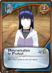 Determination to Protect - M-856 - Uncommon - 1st Edition - Foil