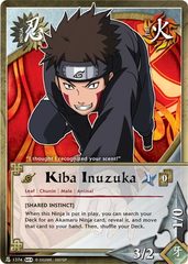 Kiba Inuzuka - N-1374 - Common - 1st Edition - Foil