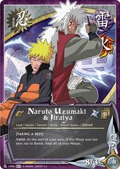 Naruto Uzumaki & Jiraiya - N-1394 - Rare - 1st Edition - Foil