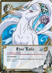 Five Tails - N-1404 - Rare - 1st Edition - Foil