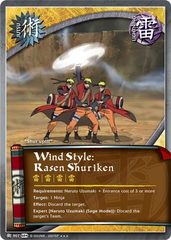 Wind Style: Rasen Shuriken - J-907 - Super Rare - Unlimited Edition - Foil