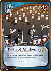 Battle of Attrition - M-890 - Rare - 1st Edition - Foil