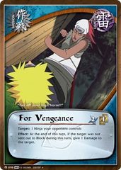 For Vengeance - M-898 - Uncommon - 1st Edition - Foil