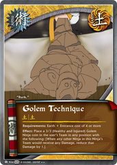 Golem Technique - J-924 - Rare - 1st Edition - Foil