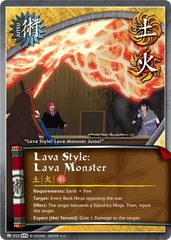 Lava Style: Lava Monster - J-923 - Rare - 1st Edition - Foil