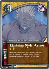 Lightning Style Armor - J-935 - Rare - 1st Edition - Foil