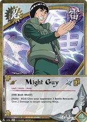 Might Guy - N-1456 - Uncommon - 1st Edition - Foil