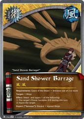 Sand Shower Barrage - J-944 - Rare - 1st Edition - Foil