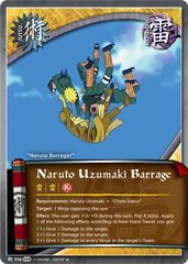 Naruto Uzumaki Barrage - J-958 - Uncommon - Unlimited Edition