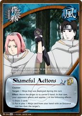 Shameful Actions - M-936 - Rare - Unlimited Edition