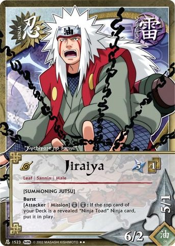 Jiraiya - N-1523 - Rare - Unlimited Edition - Foil