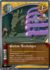 Golem Technique - J-1002 - Common - Unlimited Edition - Foil