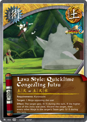 Lava Style: Quicklime Congealing Jutsu - J-1003 - Common - Unlimited Edition