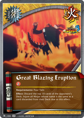 Great Blazing Eruption - J-1008 - Rare - Unlimited Edition