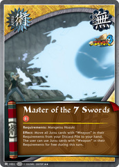 Master of the 7 Swords - J-1031 - Rare - Unlimited Edition - Foil
