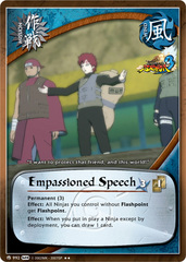 Empassioned Speech - M-992 - Rare - Unlimited Edition - Foil