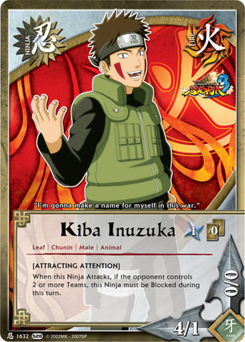 Kiba Inuzuka - N-1632 - Common - Unlimited Edition
