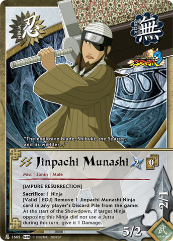 Jinpachi Munashi - N-1665 - Common - Unlimited Edition Jinpachi Munashi - N-1665 - Common - Unlimited Edition