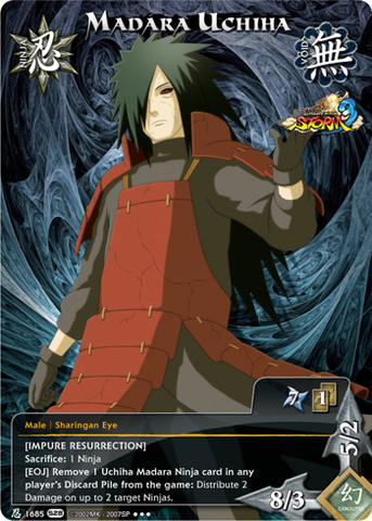 Madara Uchiha - N-1685 - Super Rare - Unlimited Edition - Foil