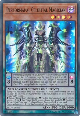 Performapal Celestial Magician - LED6-EN045 - Super Rare - Unlimited Edition