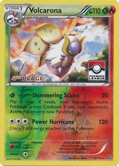 Volcarona 15/114 Reverse Holo 4th Place Stamped Promo - 2016 Pokemon League