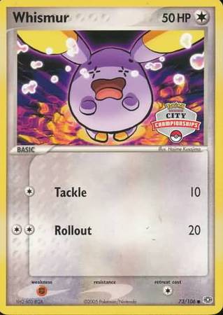 Whismur - 73/106 - City Championship Promo