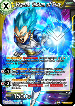 Vegeta, Unison of Fury - EX12-02 - EX