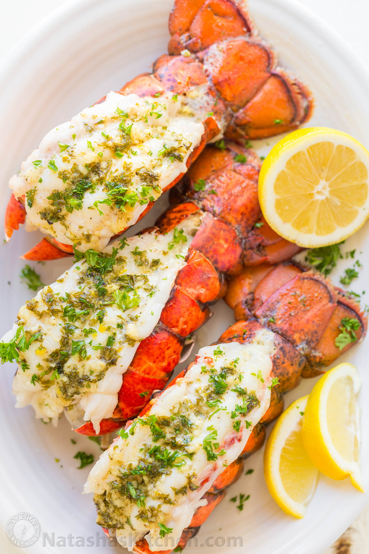 Steamed Lobster with Lemon Butter Sauce