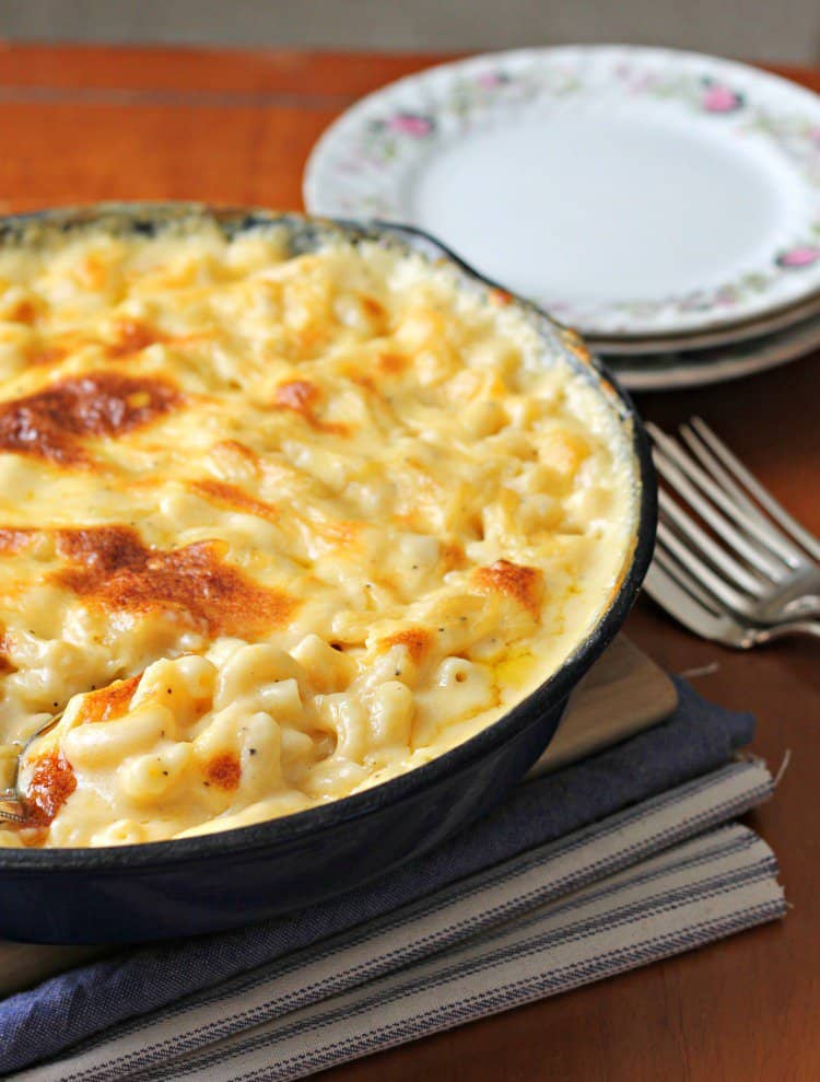 Quick bake macaroni cheese
