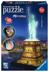 Statue of Liberty at Night - 3D Puzzle