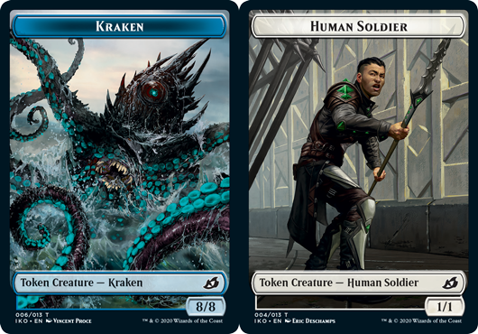 Kraken Token // Human Soldier Token (004) - Foil Kraken Token // Human Soldier Token (004) - Foil