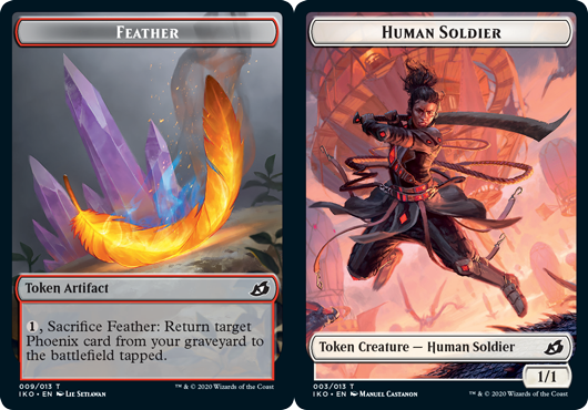 Feather Token // Human Soldier Token (003) - Foil Feather Token // Human Soldier Token (003) - Foil